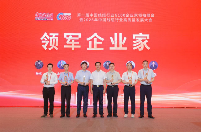 喜訊！VR彩票總經理楊彥榮膺中國線纜行業“領軍企業家”