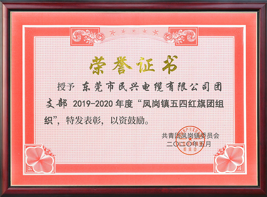  VR彩票團支部獲“鳳崗鎮五四紅旗團組織“稱號